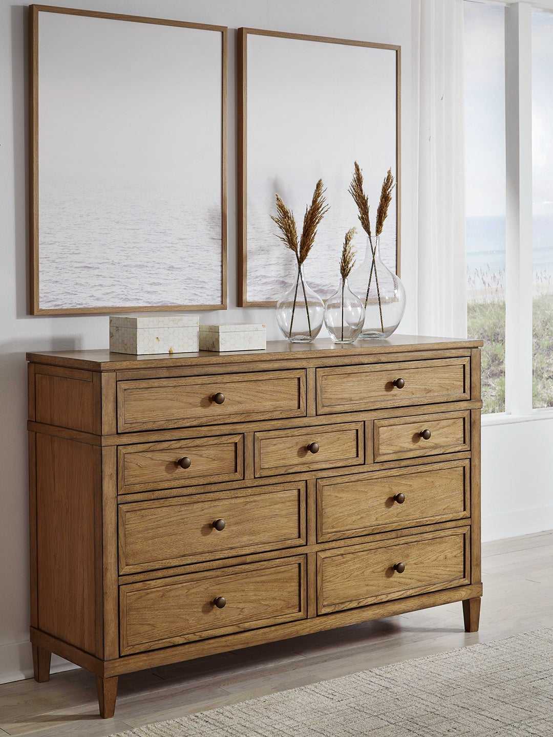 Elite Furniture Outlet - Ashley Furniture - Sharlance Bedroom - Dresser / Brown - B895-31