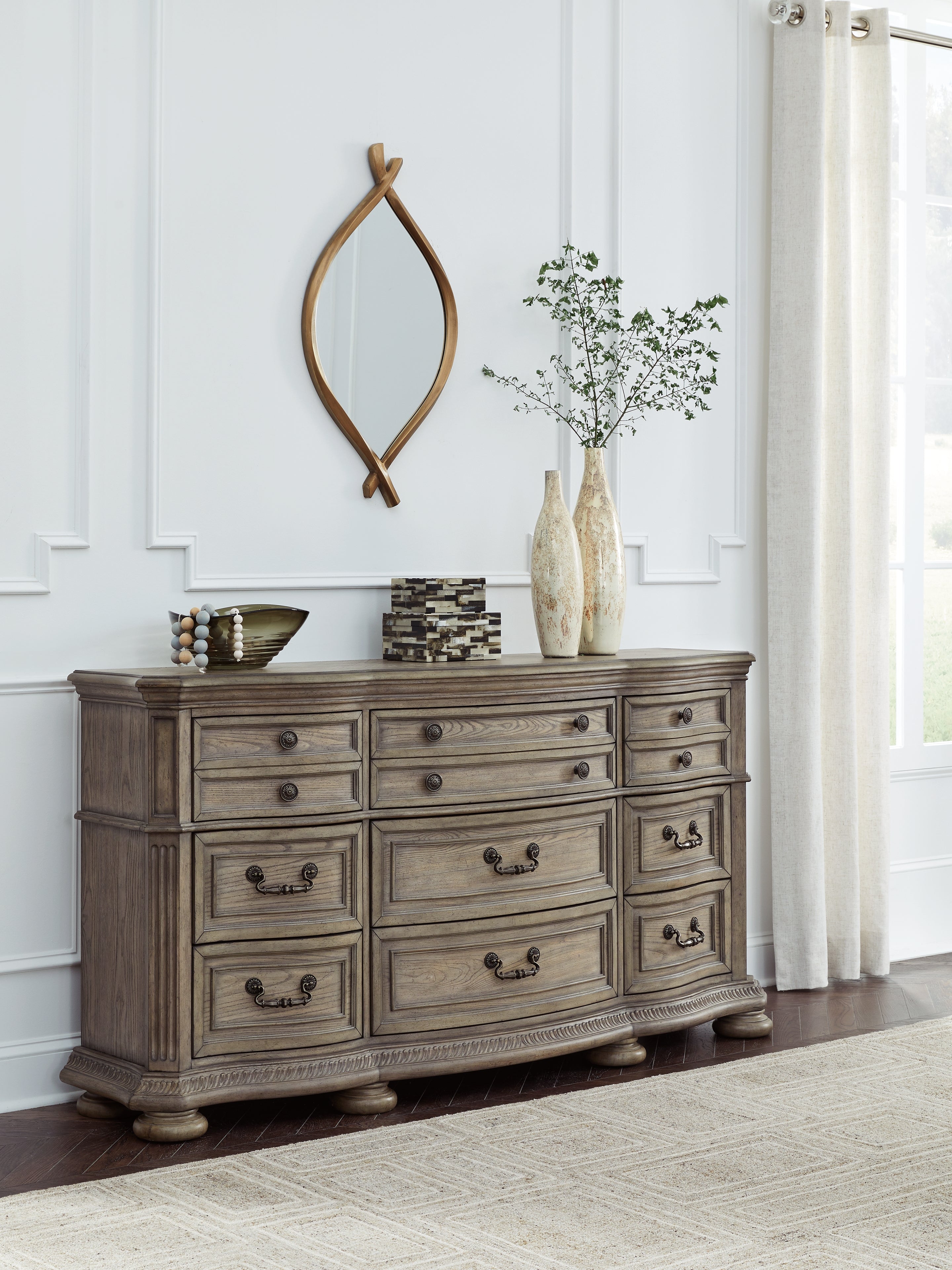 Elite Furniture Outlet - Ashley Furniture - Ardenfield Bedroom - Dresser / Light Brown - B944-31