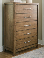 Elite Furniture Outlet - Ashley Furniture - Cabalynn Bedroom - Two Drawer Night Stand / Light Brown - B974-92