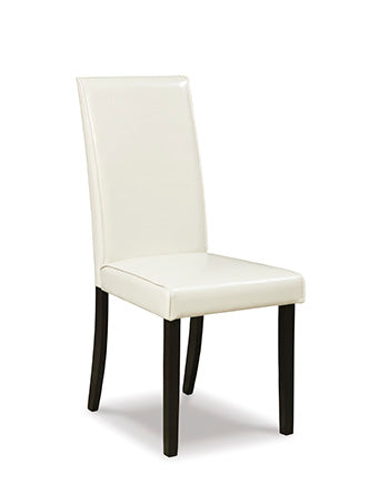 Elite Furniture Outlet - Ashley Furniture - Kimonte Dining Room - Dining Chair (Set of 2) / Ivory - D250-01X2