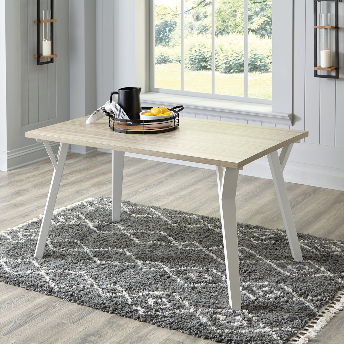 Elite Furniture Outlet - Ashley Furniture - Grannen Dining Room - Dining Chair (Set of 2) / White - D407-01X2