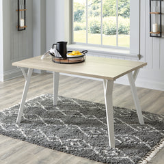 Elite Furniture Outlet - Ashley Furniture - Grannen Dining Room - Dining Chair (Set of 2) / White - D407-01X2