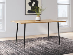 Elite Furniture Outlet - Ashley Furniture - Gretlynn Dining Room - Dining Chair (Set of 2) / Black/Natural - D501-02X2