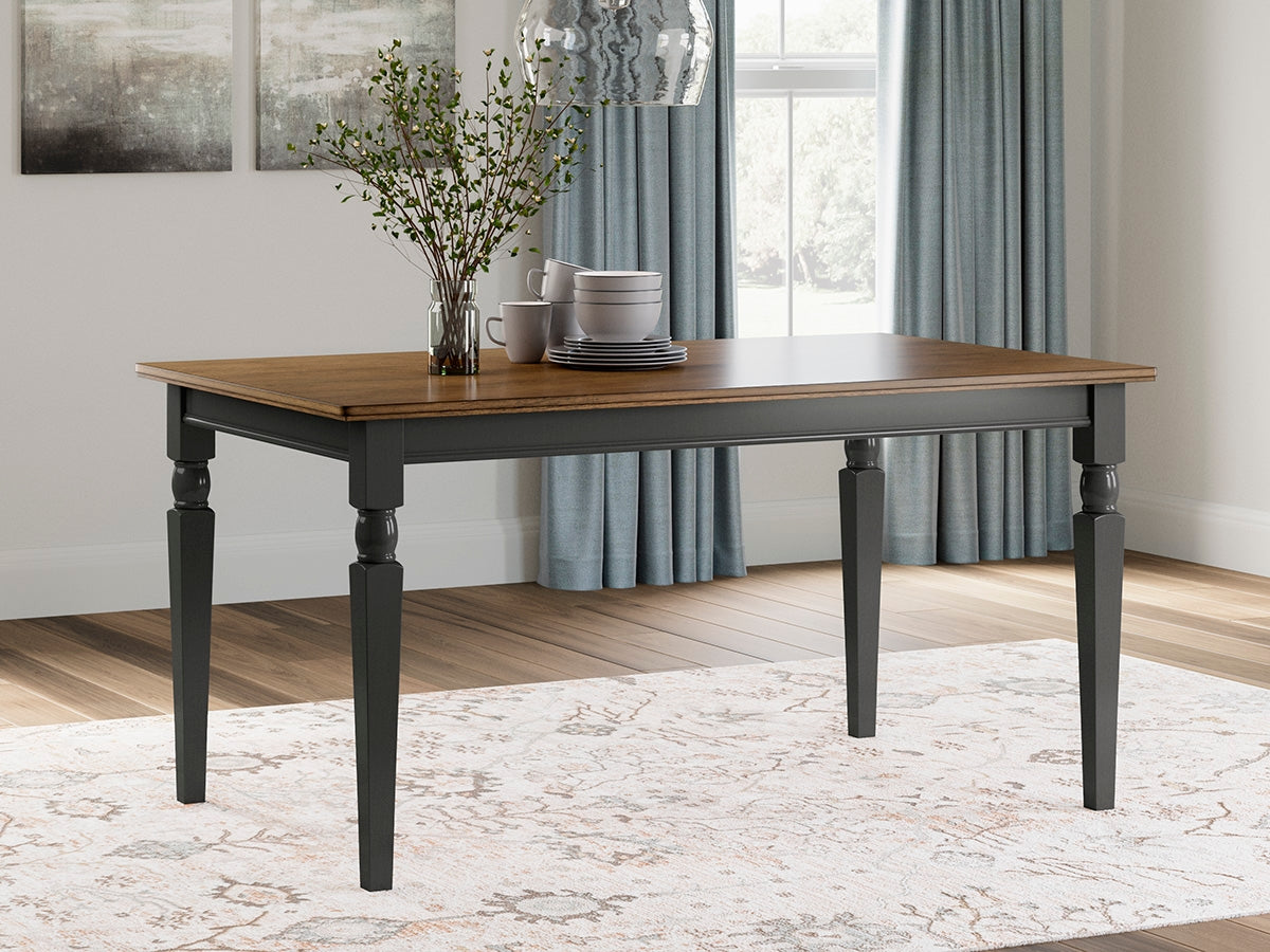 Elite Furniture Outlet - Ashley Furniture - Owingsville Dining Room - Dining Chair (Set of 2) / Black/Brown - D580-02X2