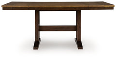 Elite Furniture Outlet - Ashley Furniture - Rylandeen Dining Room - RECT DRM Counter EXT Table - PCD651-32