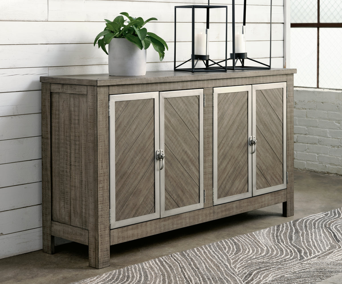 Elite Furniture Outlet - Ashley Furniture - Krystanza Dining Room - Rectangular Dining Room Table / Weathered Gray - D766-25