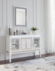 Elite Furniture Outlet - Ashley Furniture - Chalanna Dining Room - Dining Chair (Set of 2) / White - D822-01X2