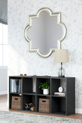 Elite Furniture Outlet - Ashley Furniture - Langdrew Eight Cube Organizer - Eight Cube Organizer / Black - EA4957-4X2