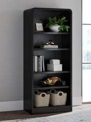 Elite Furniture Outlet - Ashley Furniture - Rowanbeck Bookcase - Large Bookcase / Black - H821-17