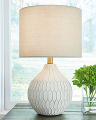 Elite Furniture Outlet - Ashley Furniture - Wardmont Lighting - Table Lamp (Set of 2) / White - L180094X2