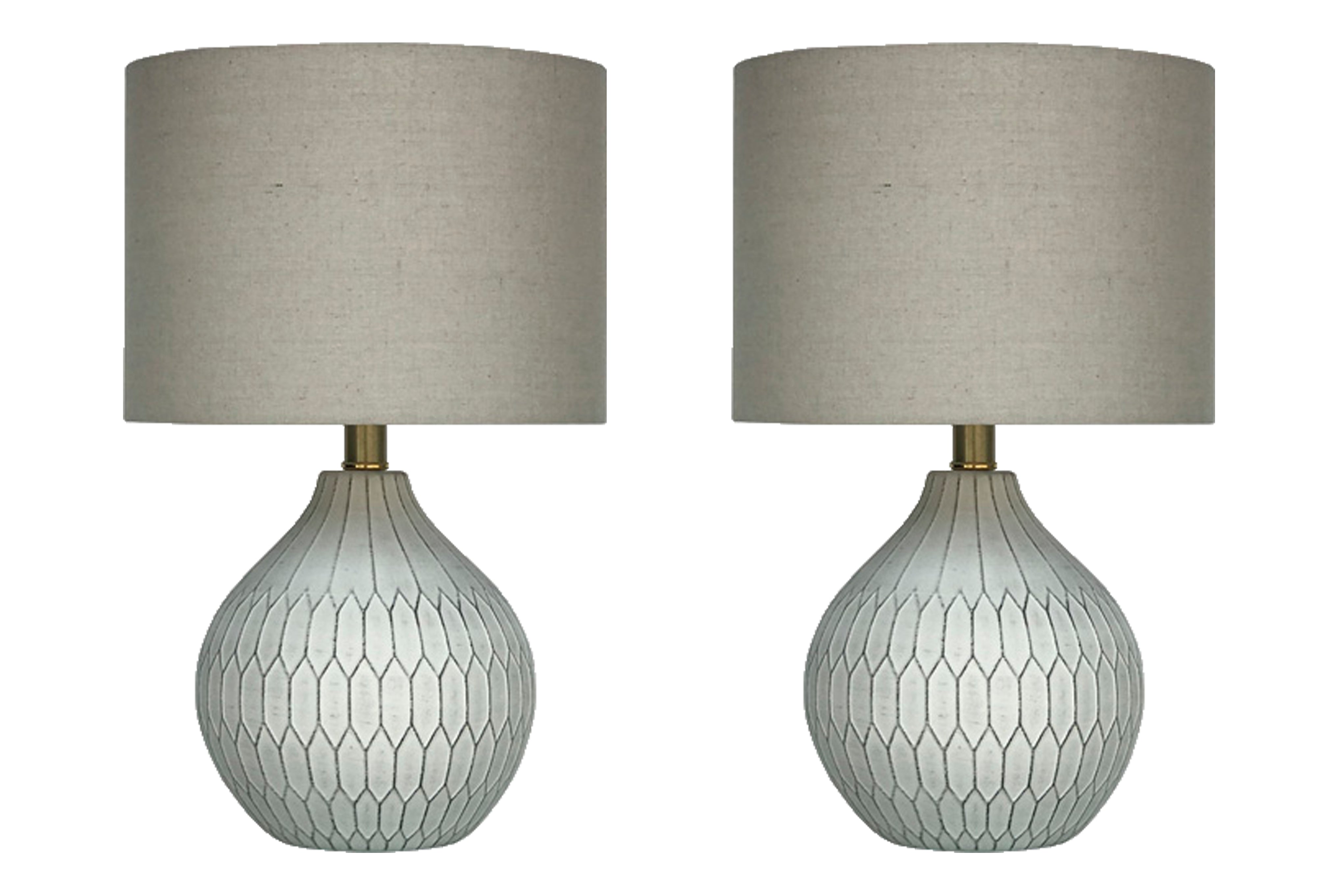 Elite Furniture Outlet - Ashley Furniture - Wardmont Lighting - Table Lamp (Set of 2) / White - L180094X2
