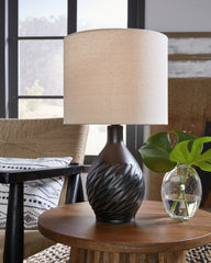 Elite Furniture Outlet - Ashley Furniture - Garinton Lighting - Table Lamp (Set of 2) / Cream - L180194X2