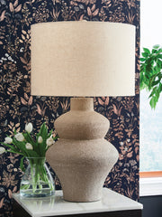 Elite Furniture Outlet - Ashley Furniture - Jossleigh Lighting - Metal Table Lamp (1/CN) / Beige - L207624