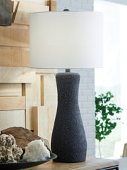 Elite Furniture Outlet - Ashley Furniture - Maykins Lighting - Metal Table Lamp (1/CN) / Black - L207634