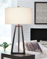Elite Furniture Outlet - Ashley Furniture - Ryandale Lighting - Table Lamp (Set of 2) / Antique Pewter Finish - L208334X2