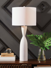 Elite Furniture Outlet - Ashley Furniture - Davinford Lighting - Poly Table Lamp (1/CN) / White - L236004