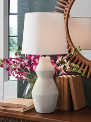 Elite Furniture Outlet - Ashley Furniture - Dawthorne Lighting - Paper Table Lamp (1/CN) / Cream - L236034