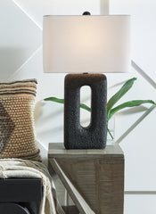 Elite Furniture Outlet - Ashley Furniture - Wimmings Lighting - Poly Table Lamp (Set of 2) / Black - L243654