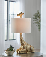 Elite Furniture Outlet - Ashley Furniture - Ferrison Lighting - 2-Piece Lamp Set / Gold Finish - L317004X2