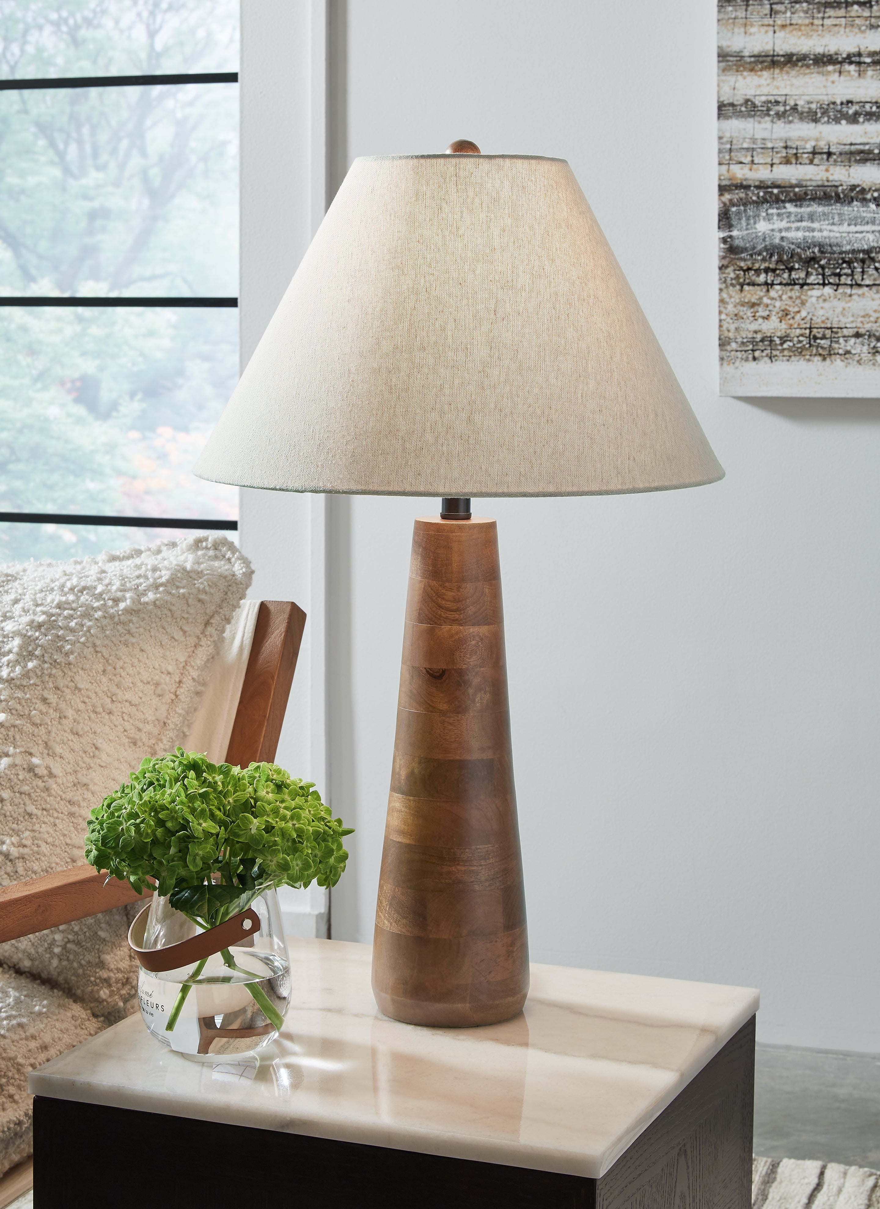 Elite Furniture Outlet - Ashley Furniture - Danset Lighting - Table Lamp (Set of 2) / Brown - L329104X2