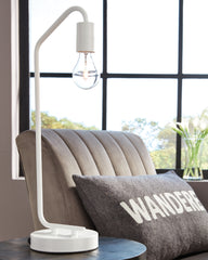 Elite Furniture Outlet - Ashley Furniture - Covybend Lighting - Metal Desk Lamp (1/CN) / White - L734322