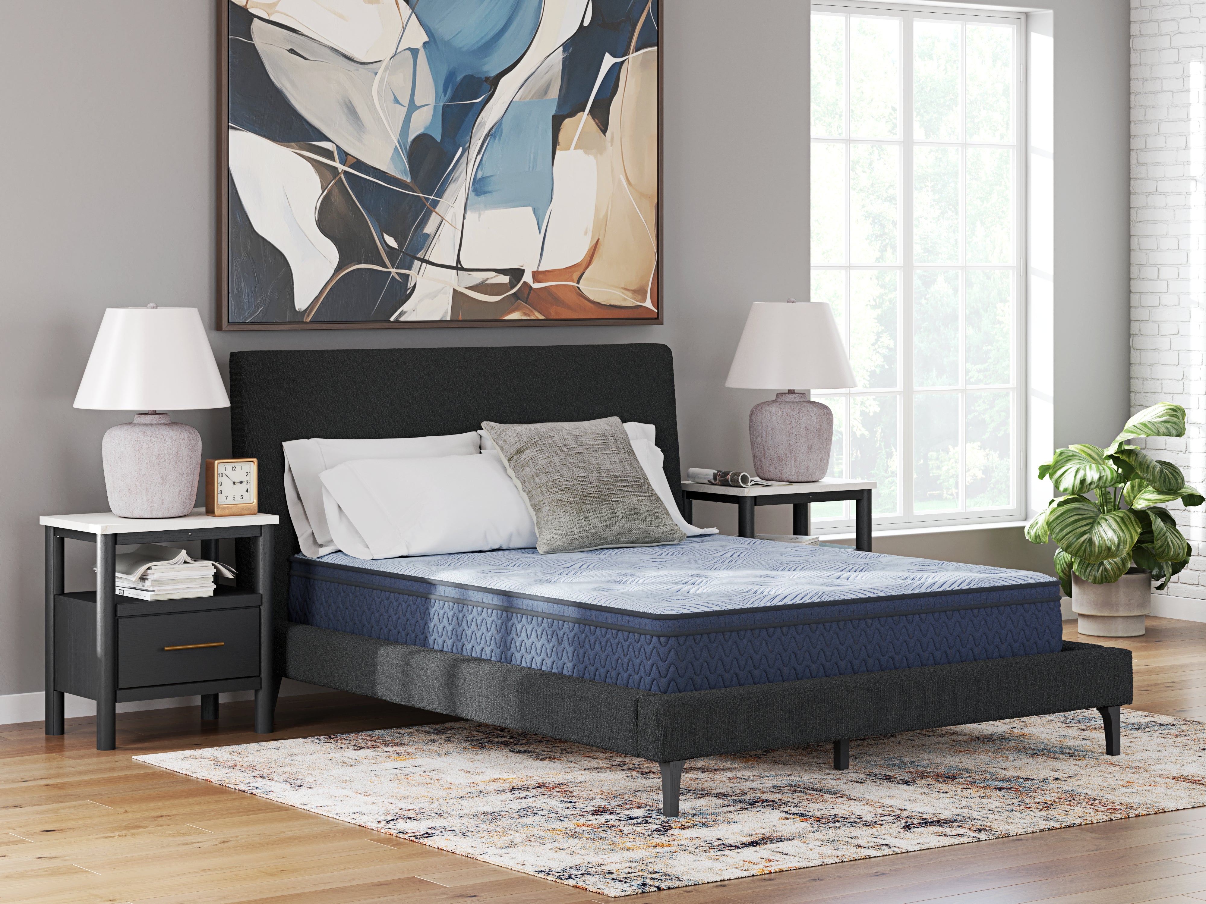 Elite Furniture Outlet - Ashley Furniture - Peak 2.0 12 Hybrid Mattresses - Twin / Light Blue - M20311