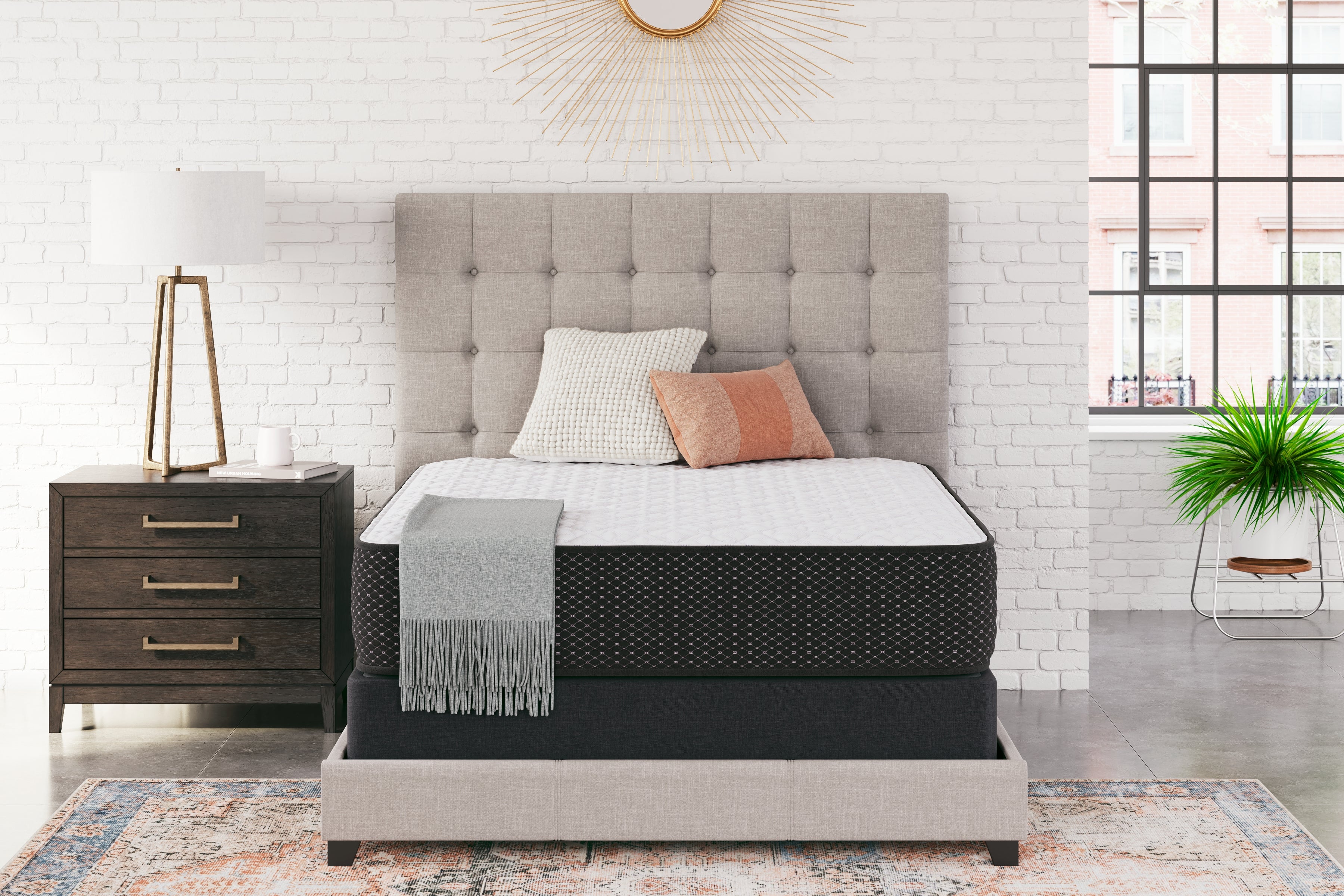 Elite Furniture Outlet - Ashley Furniture - Limited Edition Firm Mattresses - Queen / White - M41031