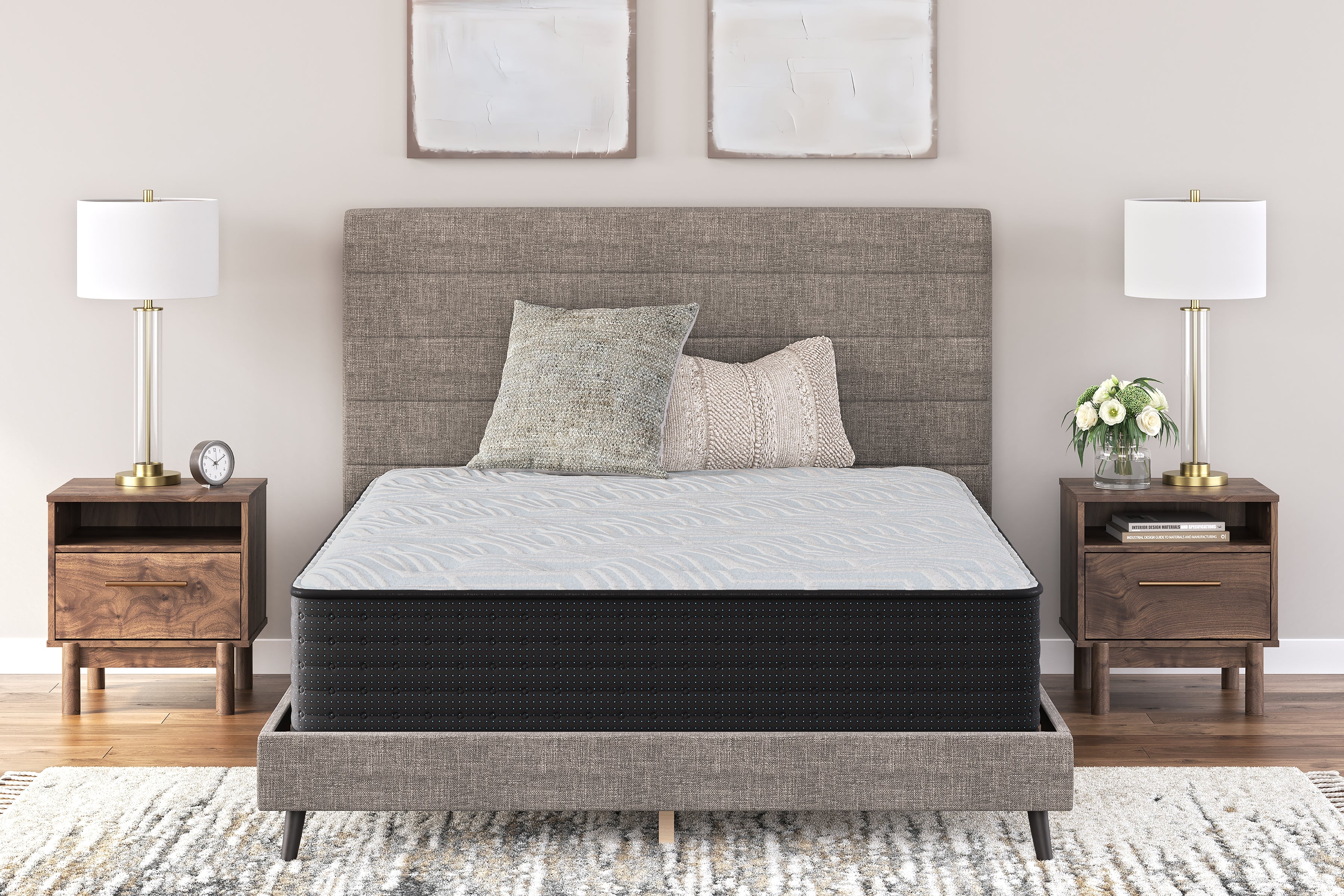 Elite Furniture Outlet - Ashley Furniture - Palisades Plush Mattresses - Full / Gray/Blue - M41621
