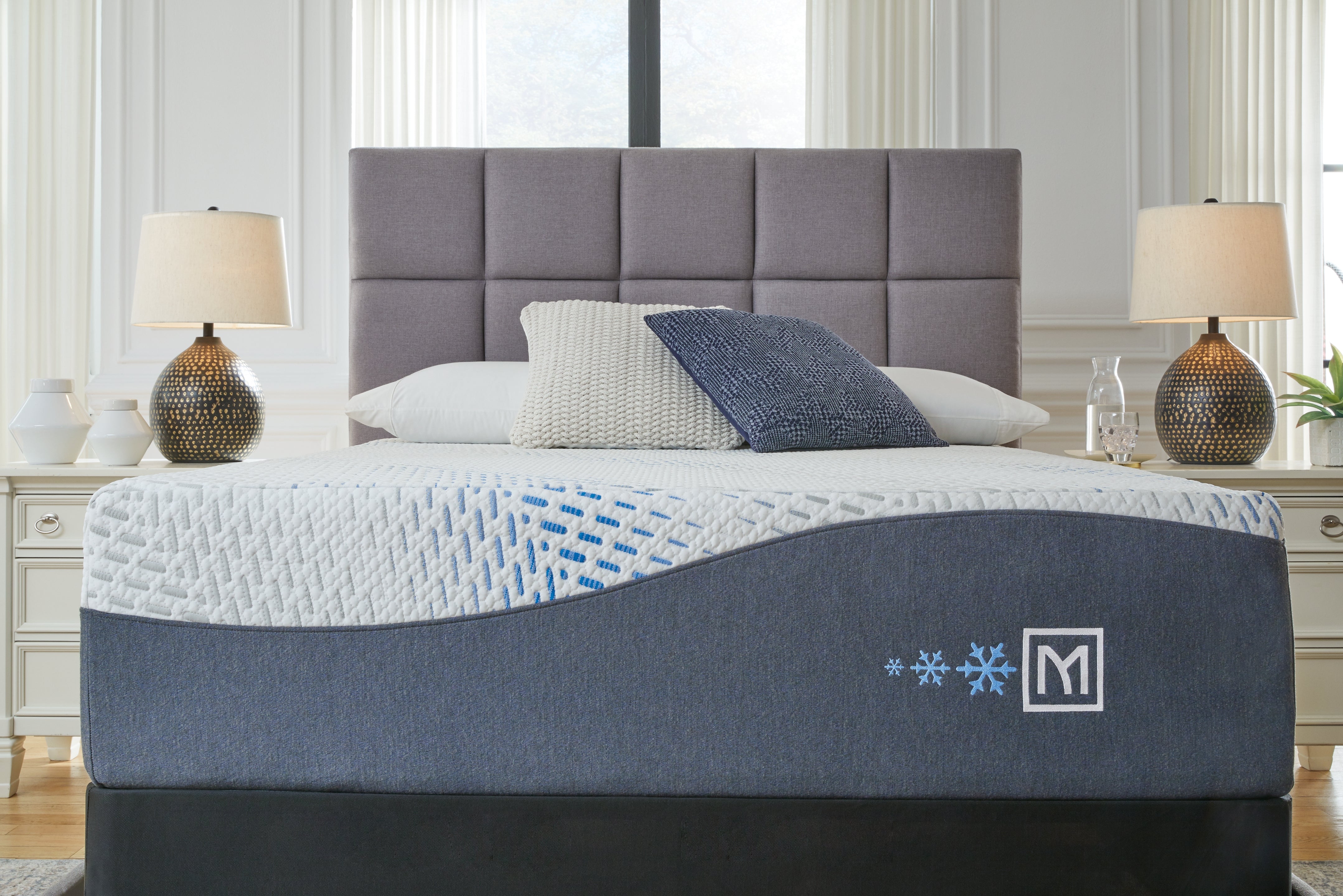 Elite Furniture Outlet - Ashley Furniture - Millennium Luxury Plush Gel Latex Hybrid Mattresses - Queen / White - M50831