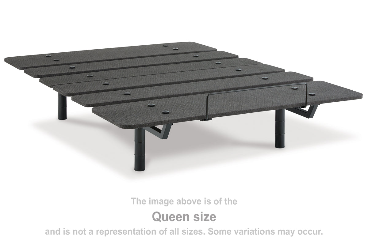 Elite Furniture Outlet - Ashley Furniture - Cosmic Power Base California King Adjustable Base - Cal King Adjustable Base / Black - M8X252