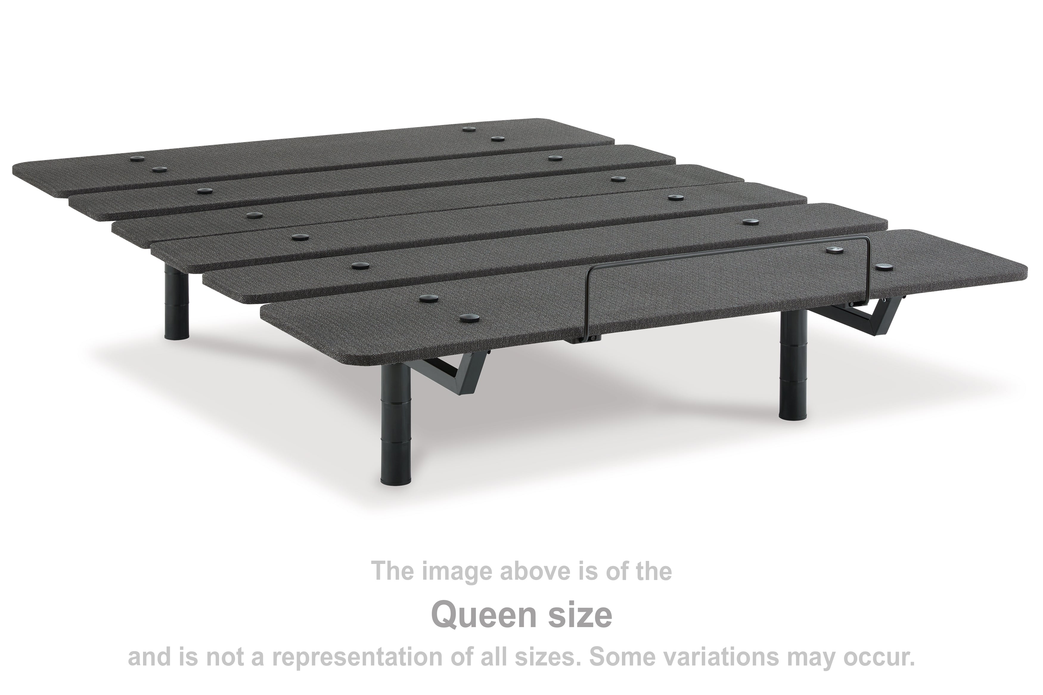 Elite Furniture Outlet - Ashley Furniture - Cosmic Power Base King Adjustable Base - King Adjustable Base / Black - M8X242