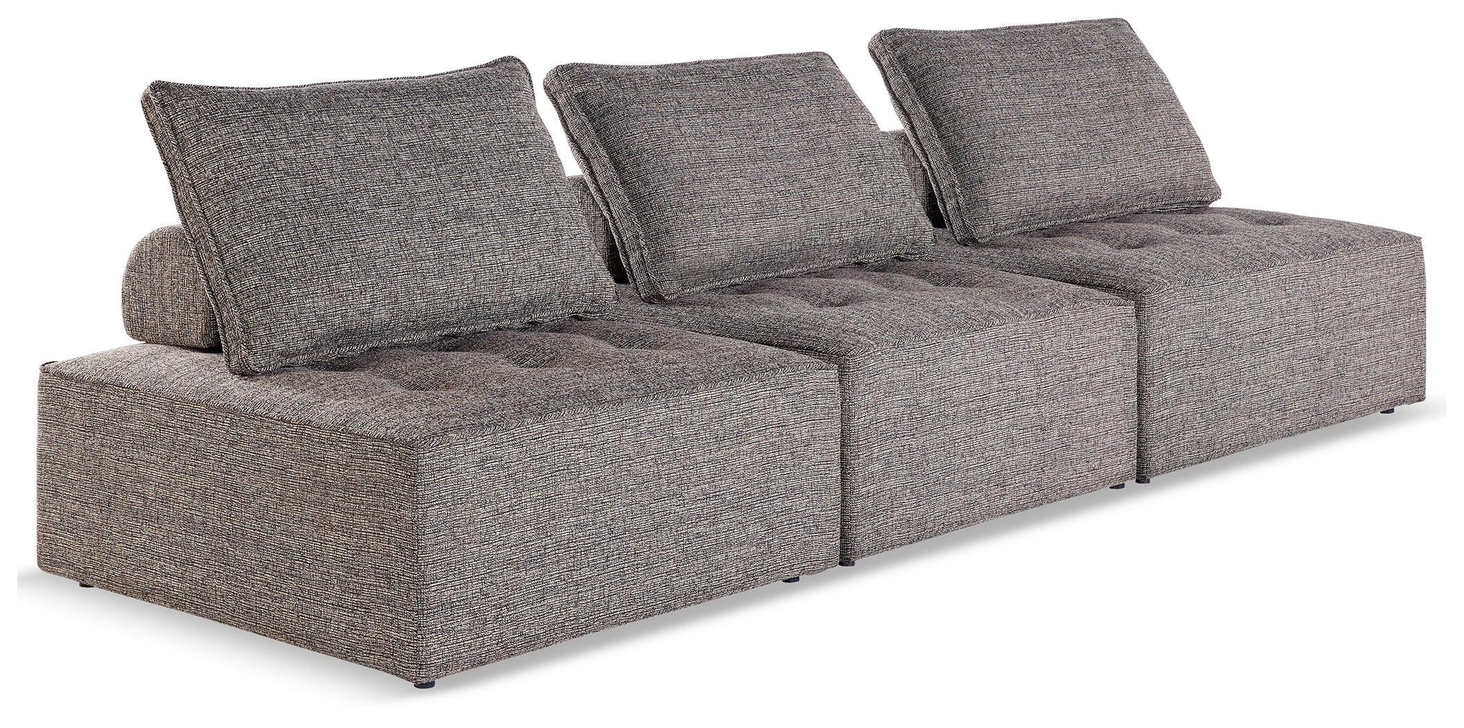 Elite Furniture Outlet - Ashley Furniture - Bree Zee Outdoor - 3-Piece Outdoor Modular Seating / Brown - P160P9