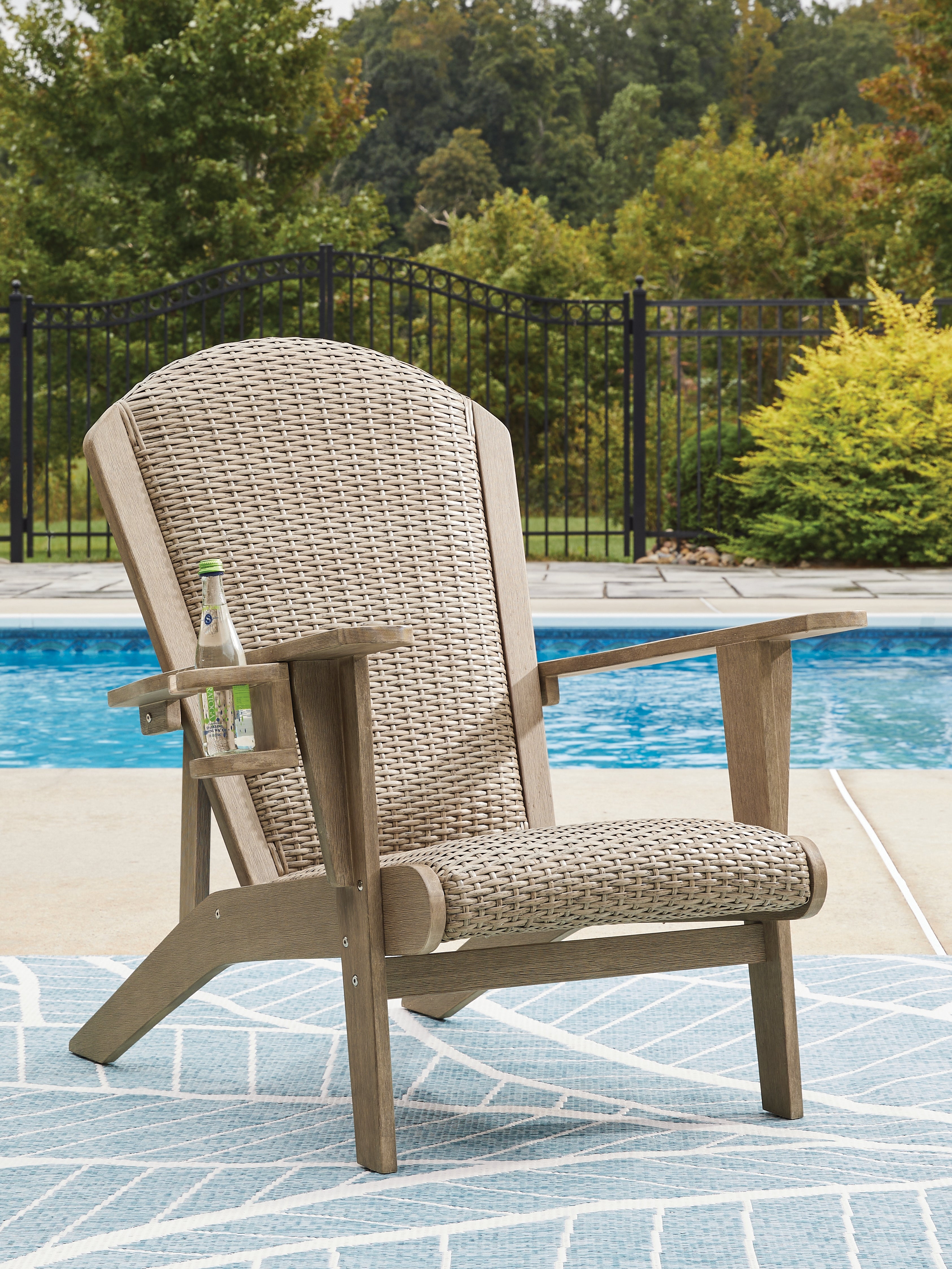 Elite Furniture Outlet - Ashley Furniture - Marina Sun Outdoor - Adirondack Chair / Beige - PCP204-898