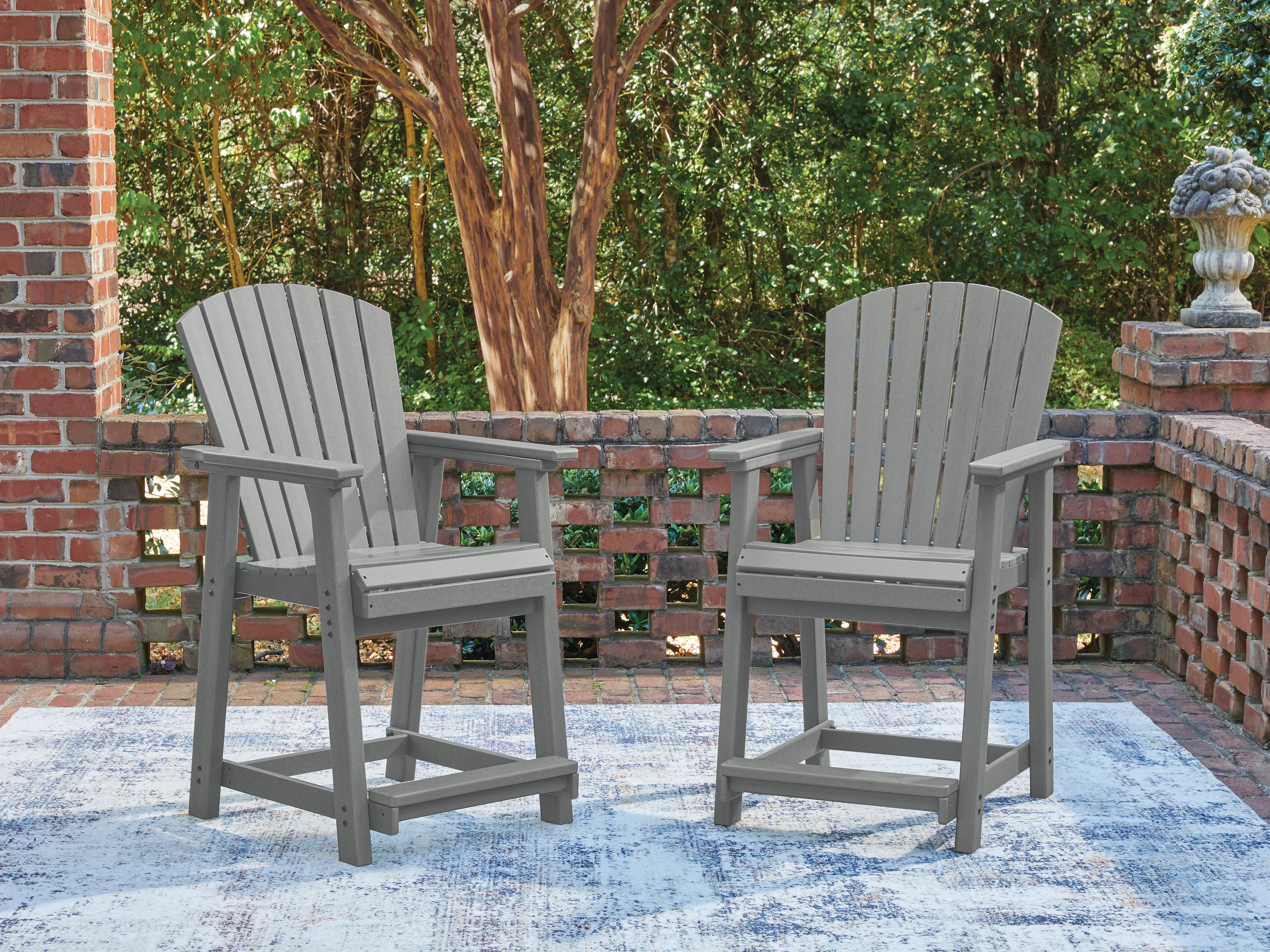 Elite Furniture Outlet - Ashley Furniture - Sanctuary Beach Outdoor - Barstool (Set of 2) - PCP227-124