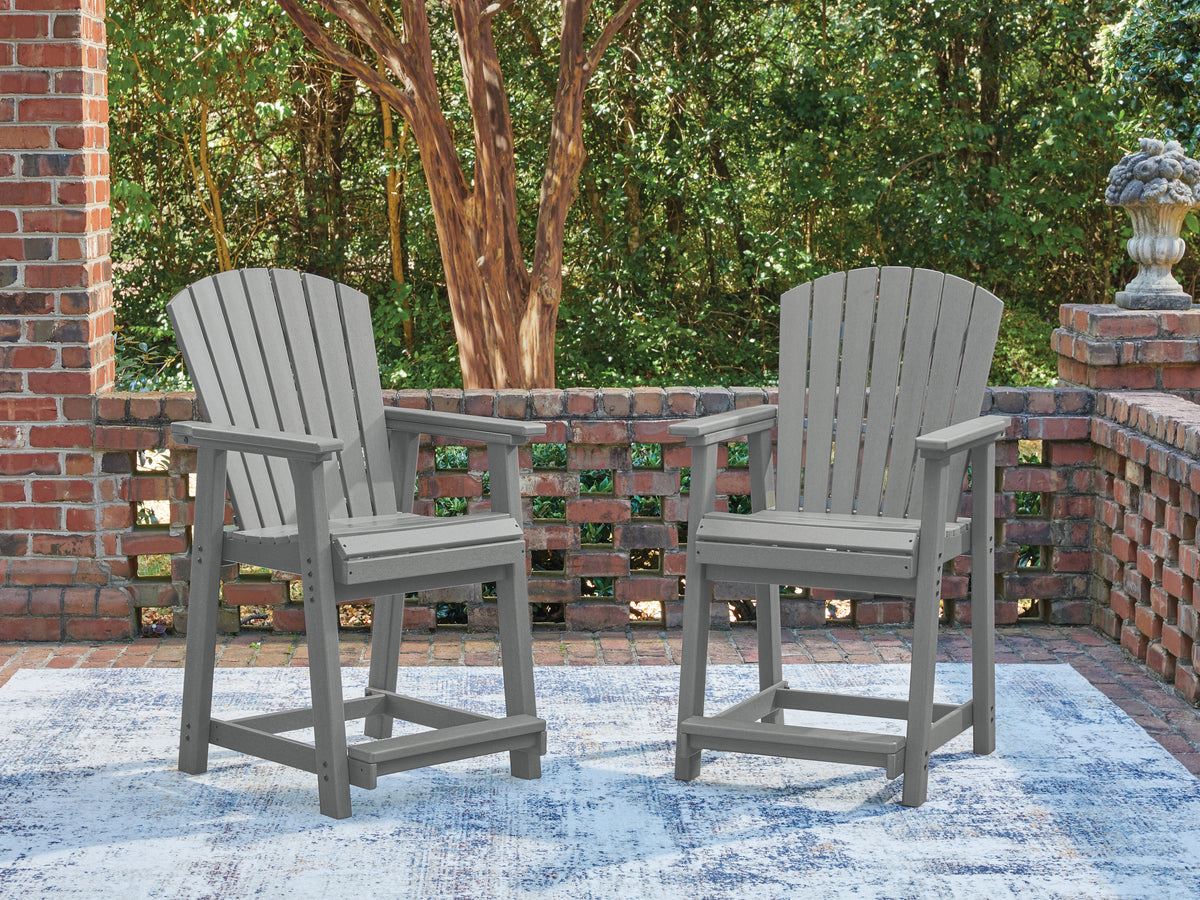 Elite Furniture Outlet - Ashley Furniture - Sanctuary Beach Outdoor - Barstool (Set of 2) - PCP227-124