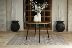 Elite Furniture Outlet - Ashley Furniture - Amaris Outdoor - Round Dining Table / Brown/Black - P369-615