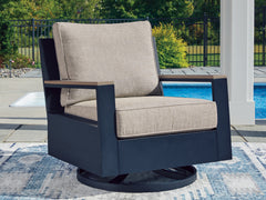Elite Furniture Outlet - Ashley Furniture - East Beach Outdoor - Swivel Glider Chair w/Cushion - PCP587-821