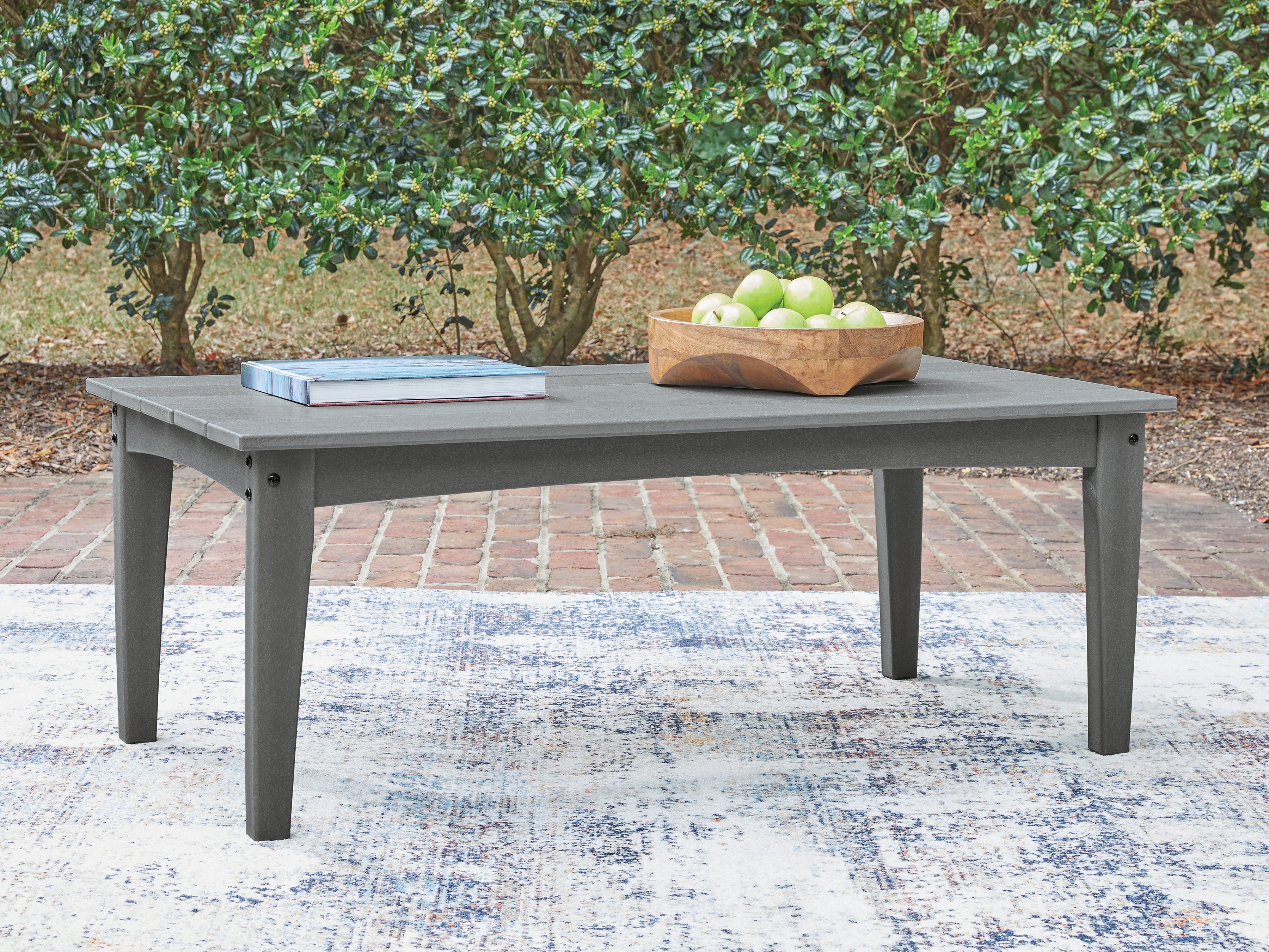 Elite Furniture Outlet - Ashley Furniture - Cove Beach Outdoor - Rectangular Cocktail Table / Gray - PCP803-701