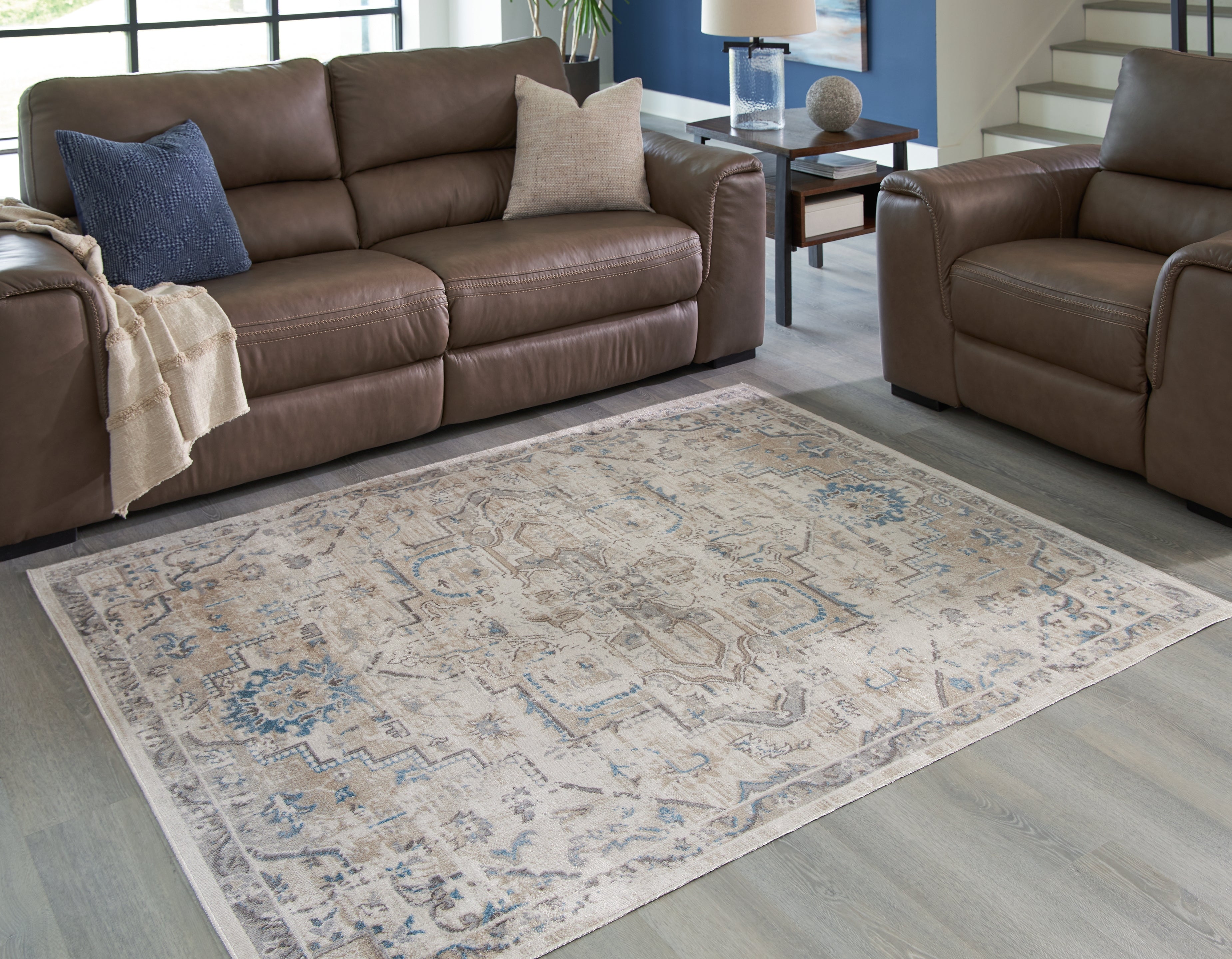 Elite Furniture Outlet - Ashley Furniture - Barkham Rug - 7'10" x 10' Washable Rug / Multi - R405551