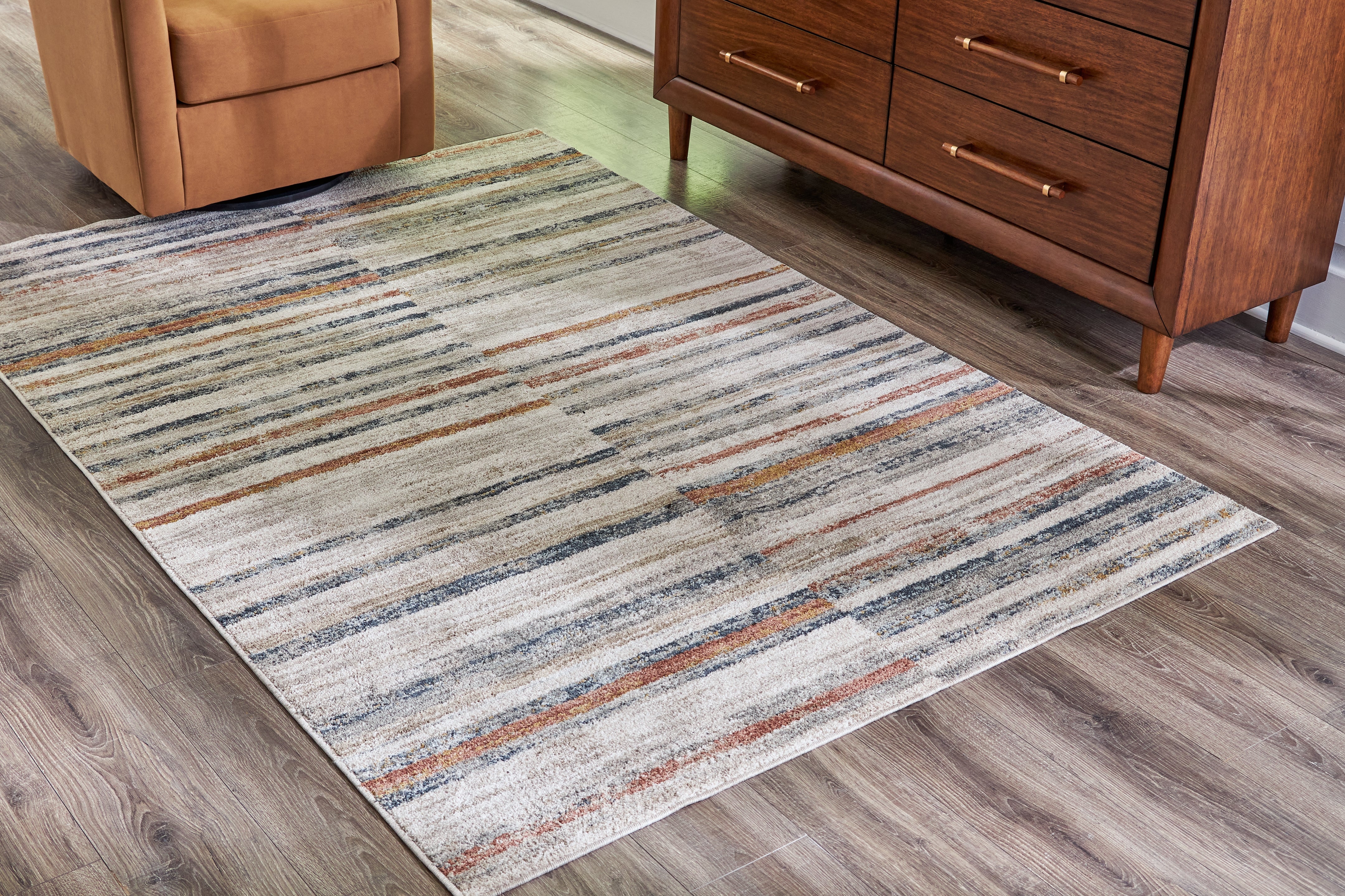 Elite Furniture Outlet - Ashley Furniture - Kemart Rug - 5' x 7' Rug / Multi - R406682