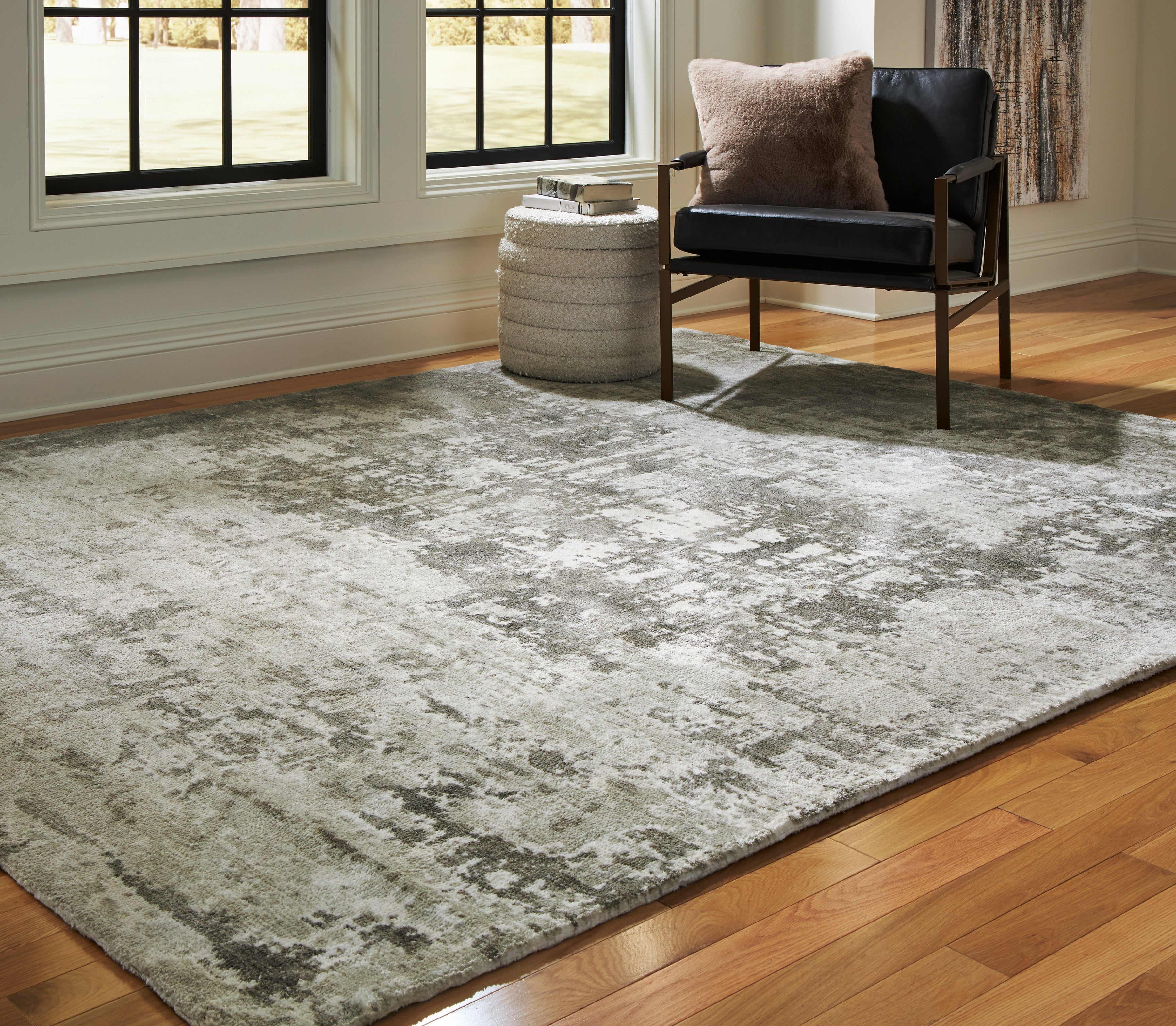 Elite Furniture Outlet - Ashley Furniture - Valmontic Rug - 8' x 10' Rug / Gray - R406921