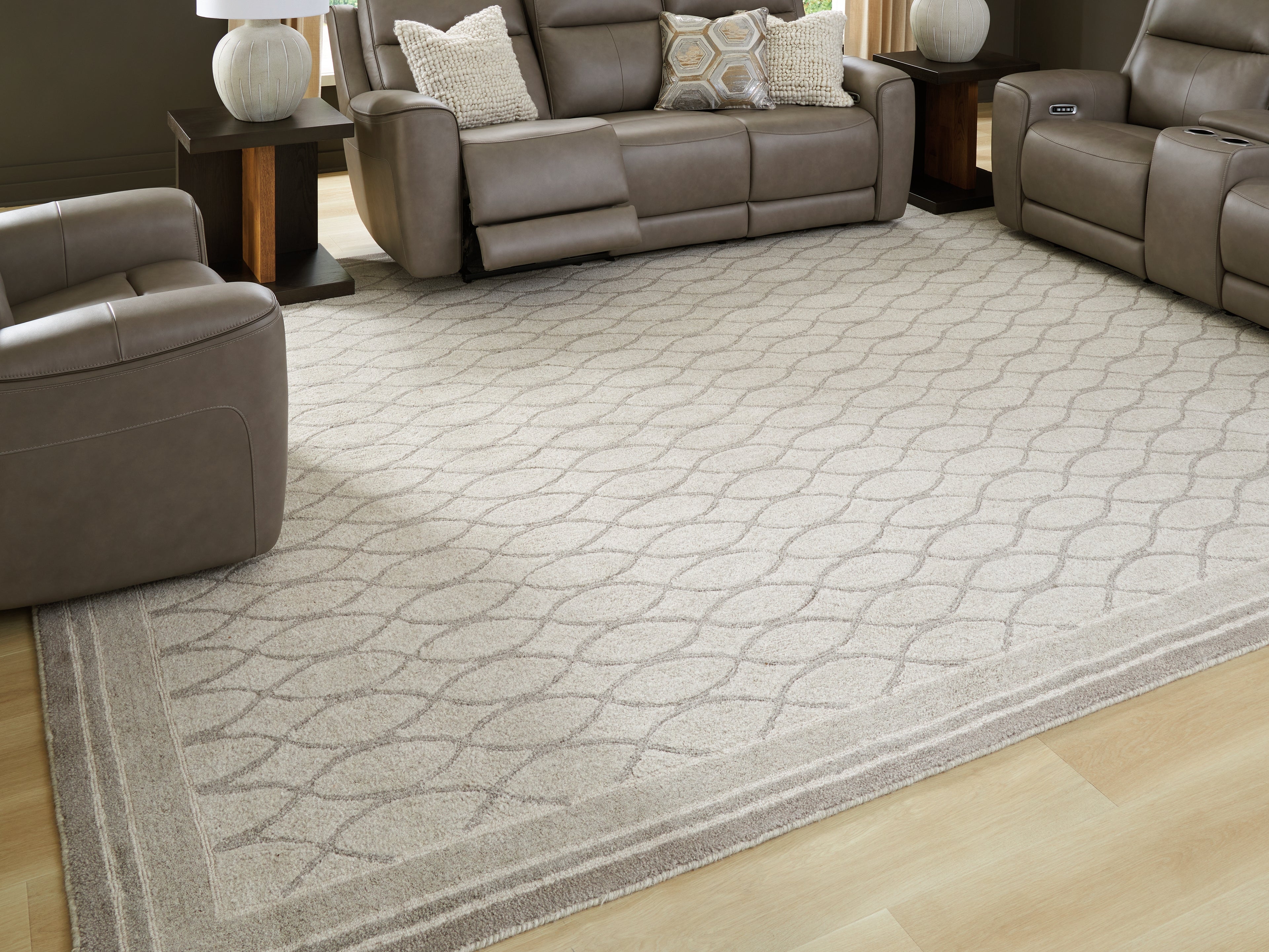 Elite Furniture Outlet - Ashley Furniture - Wimney Rug - Extra Large Rug / Gray - R407280