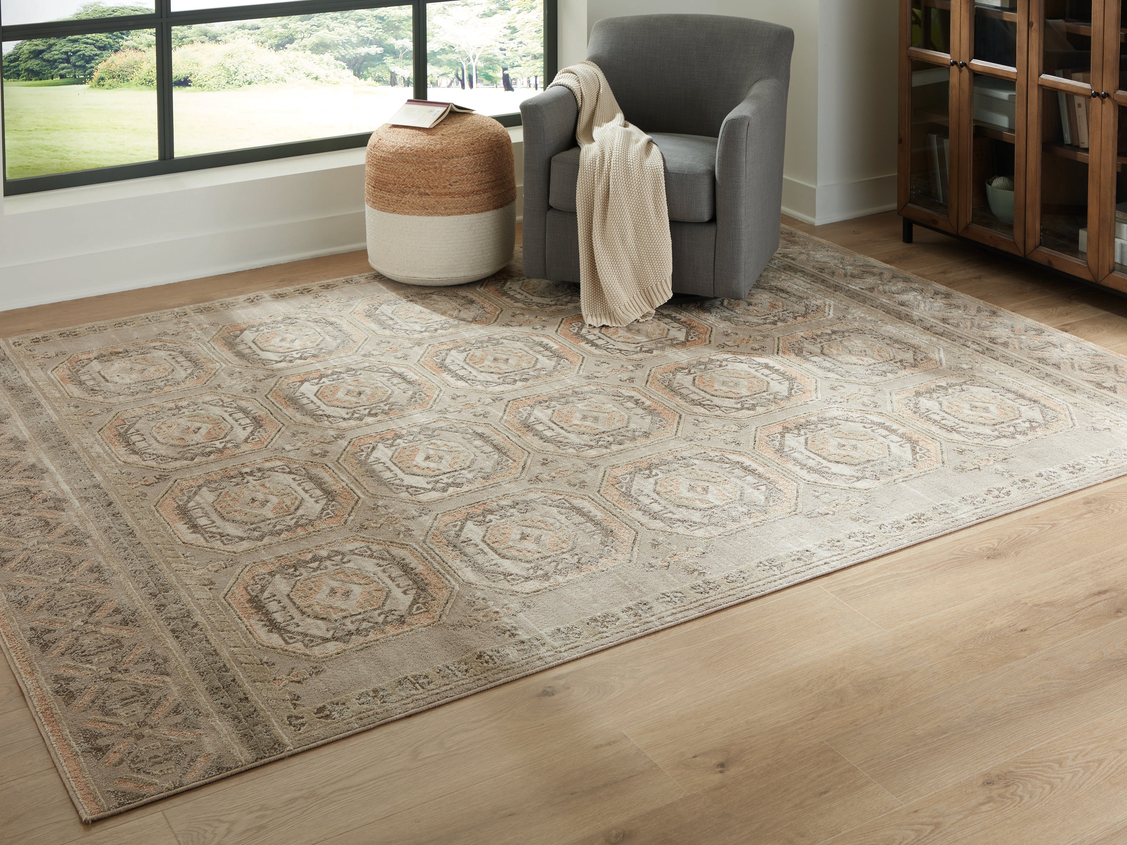 Elite Furniture Outlet - Ashley Furniture - Bachby Rug - 7'10" x 10' Area Rug / Multi - R407681