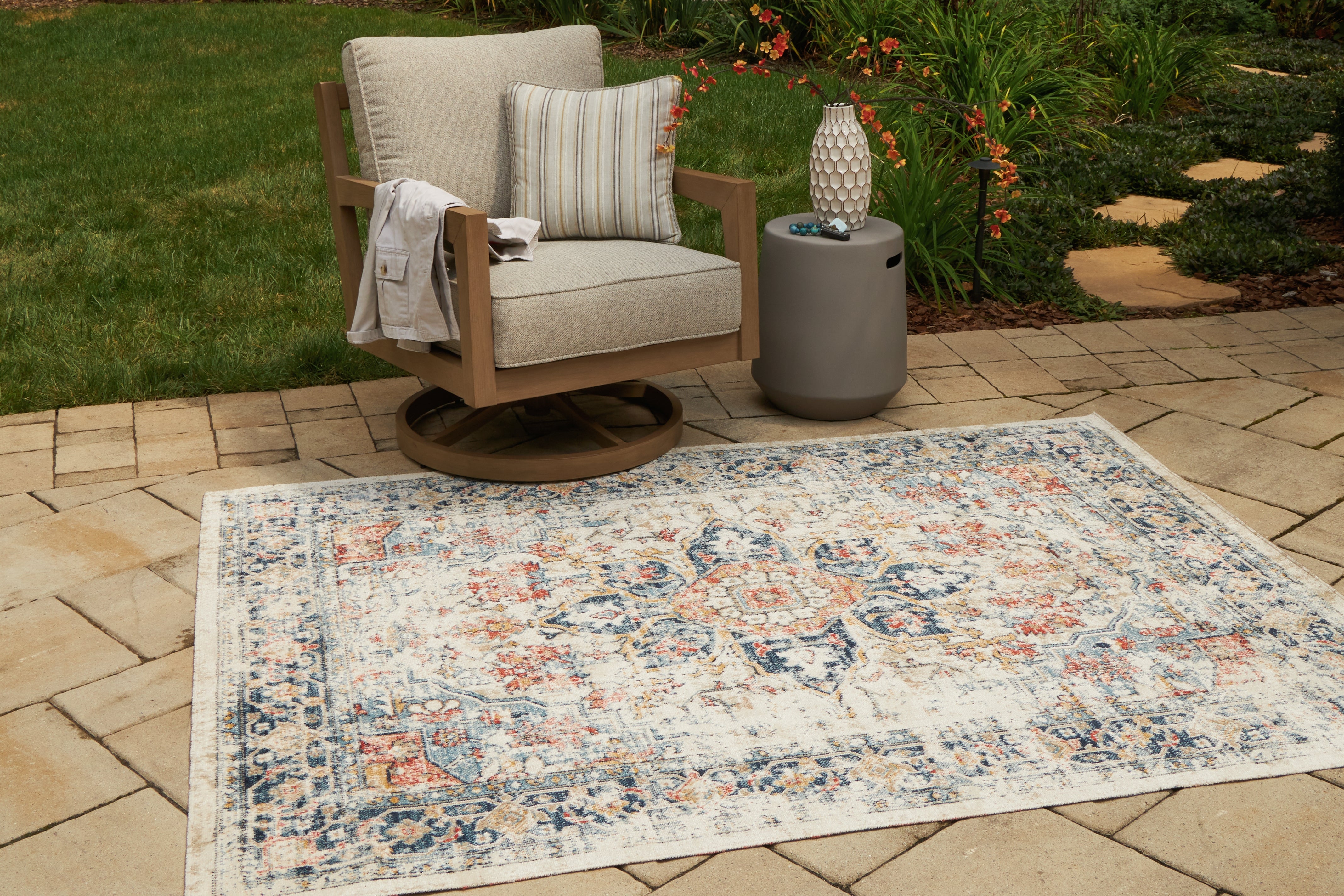 Elite Furniture Outlet - Ashley Furniture - Jarrpage Rug - 8' x 10' Rug / Multi - R900091
