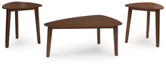Elite Furniture Outlet - Ashley Furniture - Lyncott Table (Set of 3) - Occasional Table Set (3/CN) / Brown - T135-13