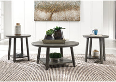 Elite Furniture Outlet - Ashley Furniture - Caitbrook Table (Set of 3) - Occasional Table Set (3/CN) / Gray - T188-13