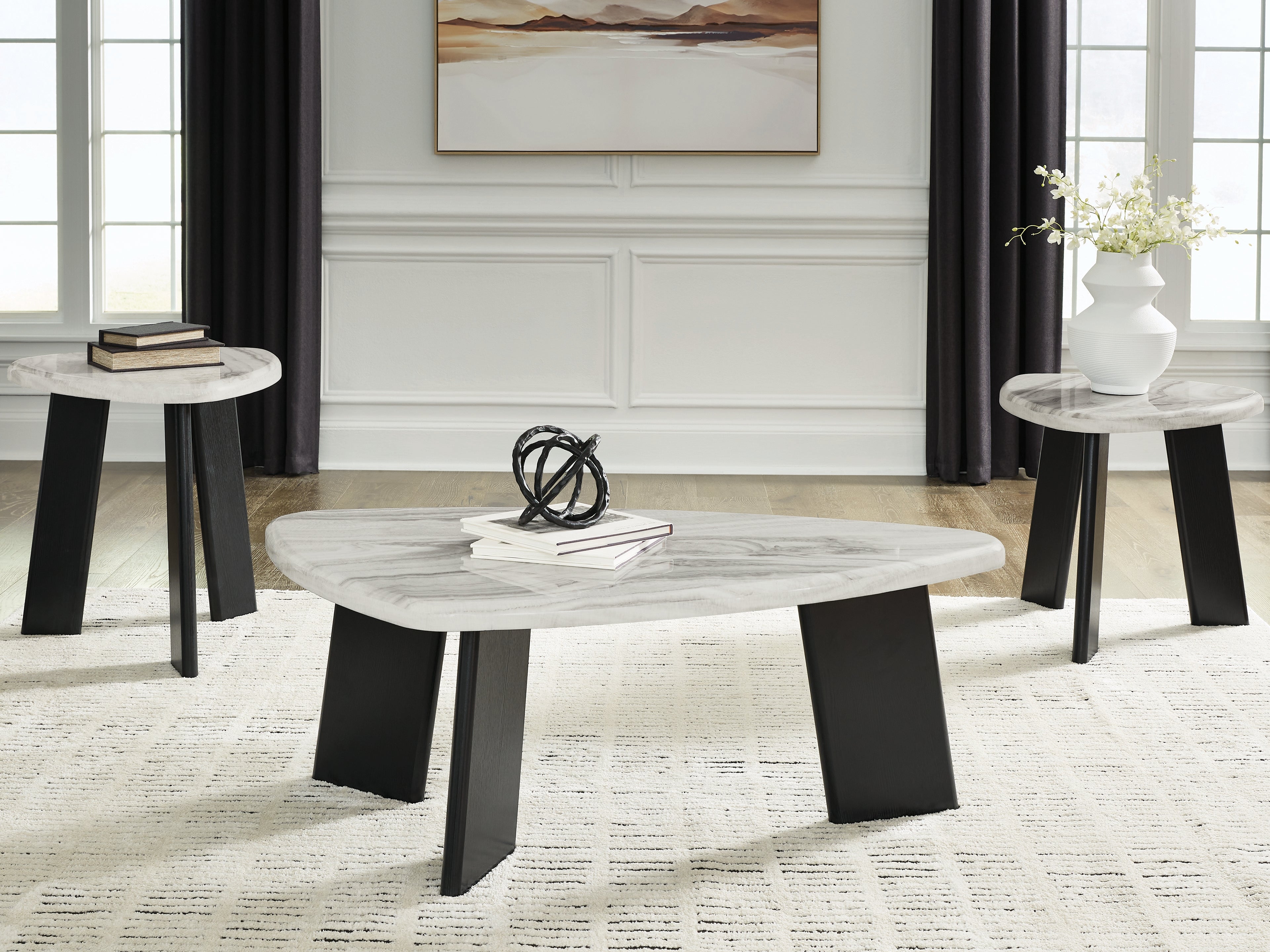 Elite Furniture Outlet - Ashley Furniture - Lilyberg Table (Set of 3) - Occasional Table Set (3/CN) - T389-13