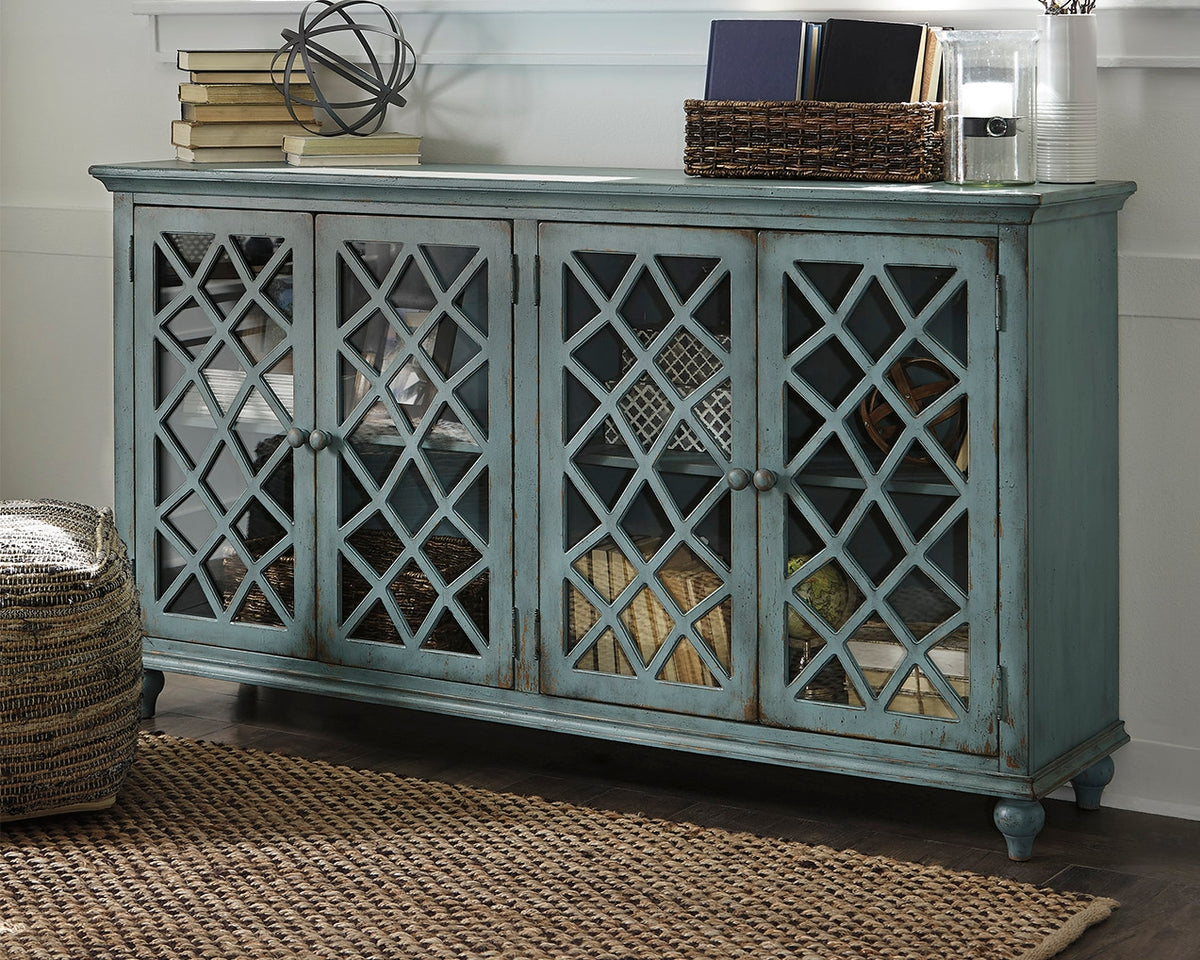 Elite Furniture Outlet - Ashley Furniture - Mirimyn Accent Cabinet - Accent Cabinet / Antique White - T505-560