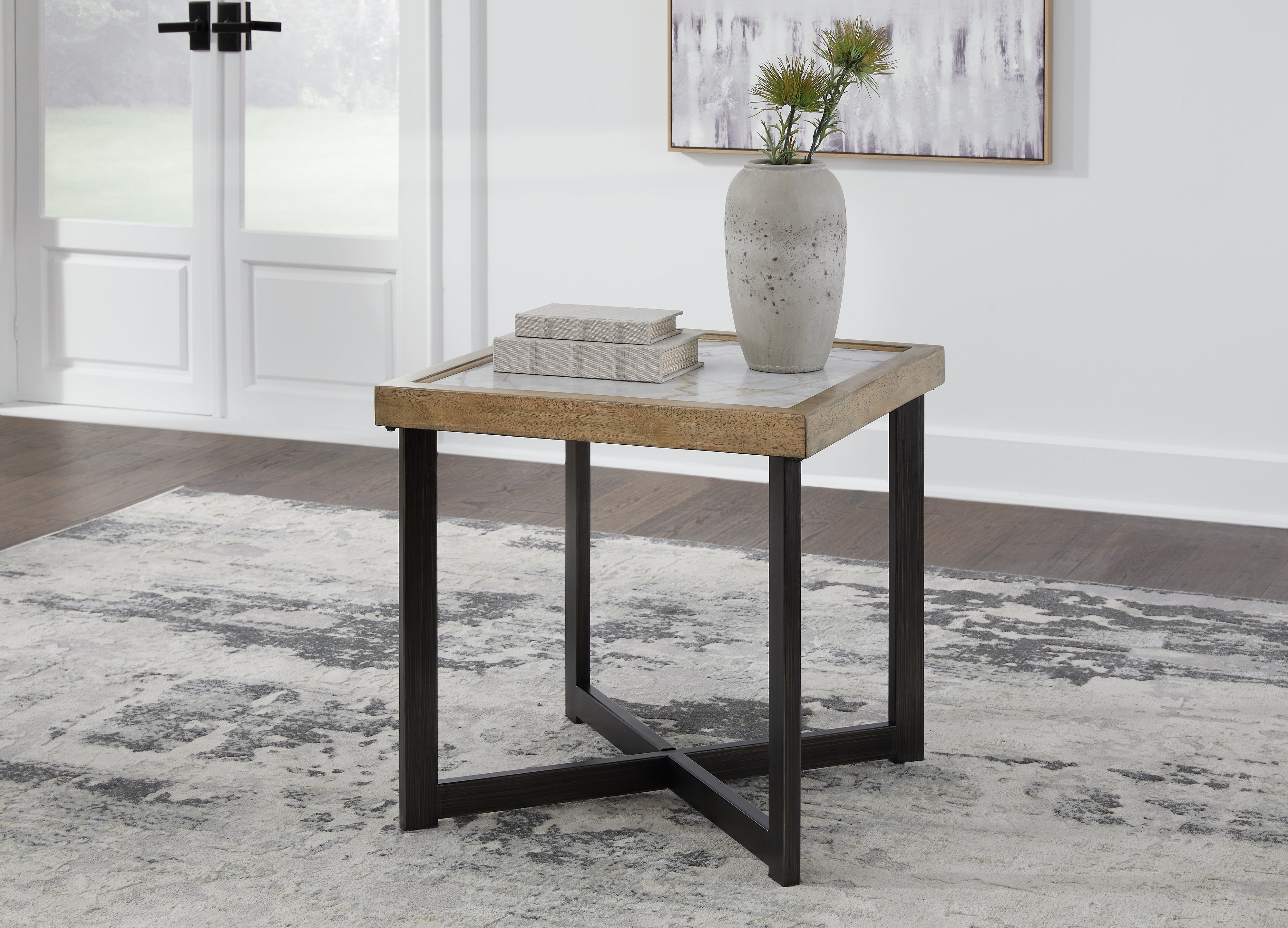 Elite Furniture Outlet - Ashley Furniture - Montia End Table - Square End Table / Multi - T632-2