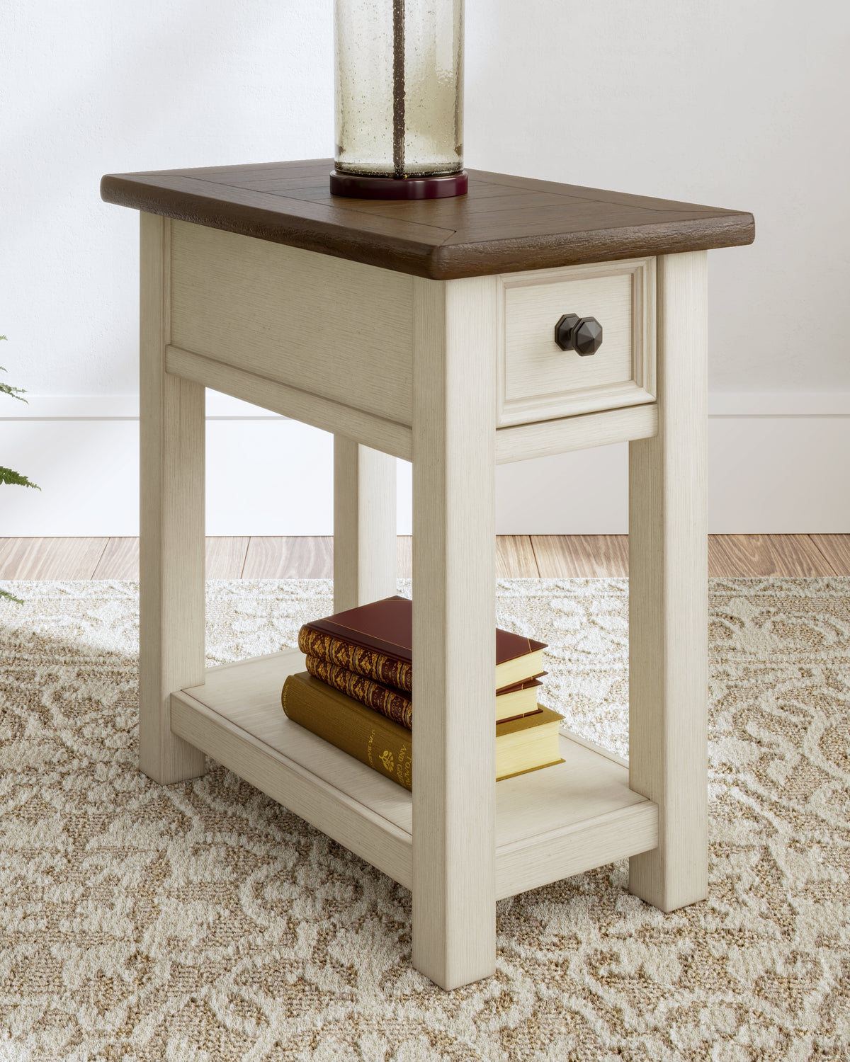 Elite Furniture Outlet - Ashley Furniture - Bolanburg Chairside End Table - Chair Side End Table / Two-tone - T637-107